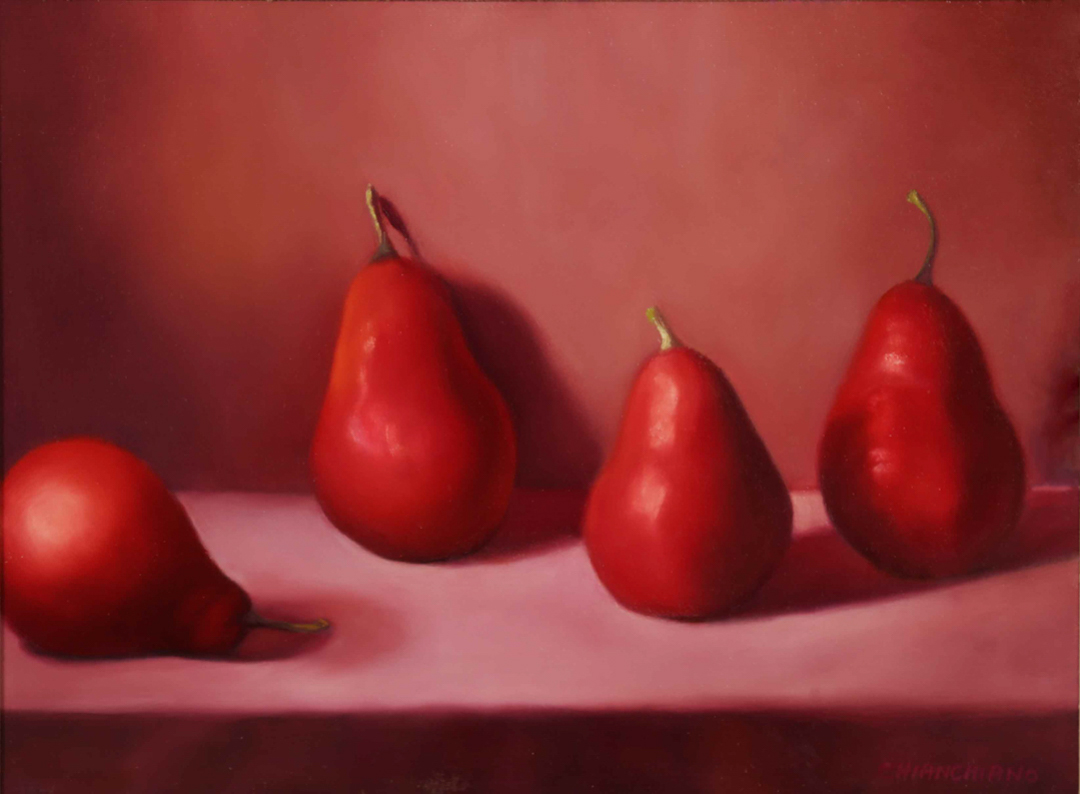 Red pears 15 x 11